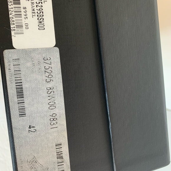 YSL Saint Laurent Caramel Cage Studded Gladiator Sandal Size 42 - Picture 8 of 8